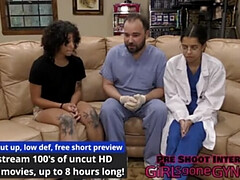 Nicole Luva's Hot Gyno Exam - Petite Teen Fingered in Medical Role Play