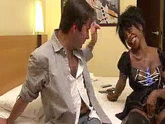 素人, 黒人, フランス人, ホテル, レザー