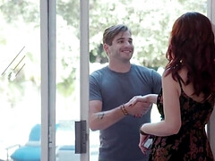 Американки, Красотки, Большие сиськи, Минет, Ласковые ручки, Милф, Бассейн, Рыжие