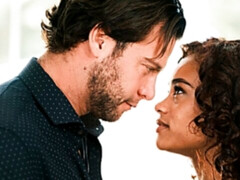 フェラチオ, バック, 黒人, ヒール, 異人種間, 自然山雀, ガリガリ, オッパイの