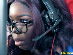 Negro, Rubia, Mamada, Interracial