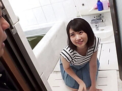 素人, アジア人, 中出し, カワイイ, バック, オマンコ, ティーン, オッパイの