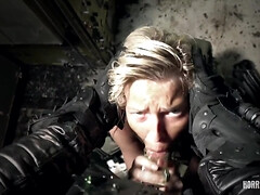 In den arsch, Blasen, Braunhaarige, Extrem, Hd, Monster, Pov, Öffentlich