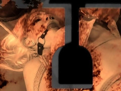 ブロンド, ボンデージ, 服従, 足, 指いじり, フィストファック, 陵辱, お仕置き