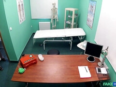 Salle de bains, Blonde, Sucer une bite, Gorge profonde, Médecin, Bureau, Chatte, Rasée