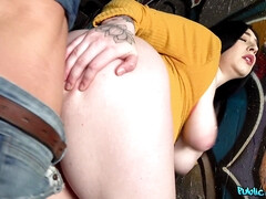 Amateur, Américain, Noire, Seins naturels, De plein air, Public, Chatte, Nénés