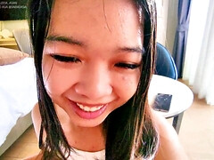 Indonesian Leesa Asian chubby 18 year old gets her big ass pounded in POV HD video