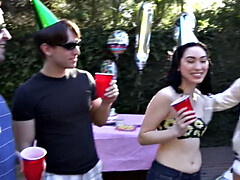 Cul, Salle de bains, Queue, Faciale, De plein air, Chatte, Avaler, Nénés