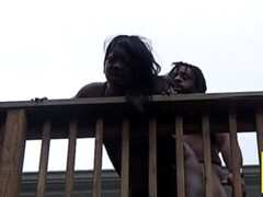 Lisa Rivera gets GAGGED & FUCKED outside