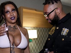 Leie, Grosser schwanz, Grosse titten, Blasen, Schwarz, Hardcore, Hd, Muschi