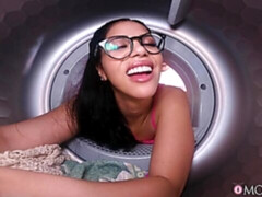 デカ尻, デカチン, デカパイ, フェラチオ, 茶髪の, バック, ガリガリ, ティーン