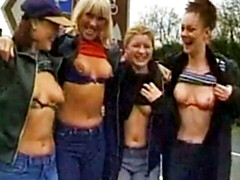 Arsch, Auto, Klassisch, Gruppe, Hardcore, Im freien, Öffentlich, Retro