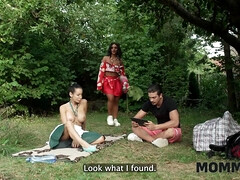 Valentina Sierra And Joe Di Marco - Sexy Mommy With Huge Tits Used A Young Cock For Unforgettable Sex Outdoors