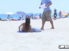 Angie White Gets a Free Massage in Barcelona