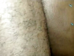 Black Granny Complains About Pussy Pain While Skinny MILF Fucks Stranger at Gloryhole