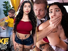 Blowjob scene with glamour ladylove from Fake Hostel