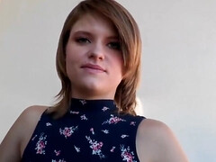 cute teen scarlett fever enjoys getting fucked by huge cock