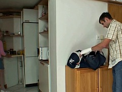 デカチン, 浮気者, ヨーロピアン, 彼女, お婆さん, 毛深い, 下着, 熟年