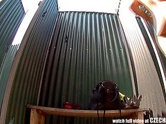 Enthousiasteling, Tsjechisch, Hd, Realiteit, Douche, Alleen, Tiener, Bekijker