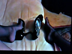 Leie, Spermaladung, Absätze, Masturbation, Reif, Strumpfhose, Schlampe, Netzkamera