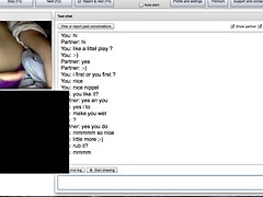 chatroulette Horny girl with nice boobs and mastobation