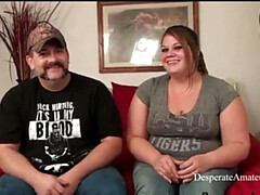 ベッドルーム, デカ尻, デカパイ, フェラチオ, バック, デブ, 熟年, オッパイの