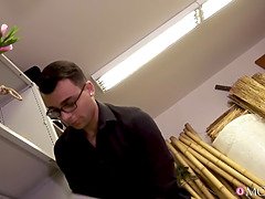 Ania Kinski caught fingering & punished by her boss's busty MILF boss - MOM XXX