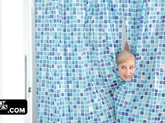 デカ尻, デカチン, ブロンド, イく瞬間, 淫乱熟女, 現実, シャワー, タトゥー