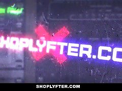 Naomi Mae gets punished with hardcore doggystyle sex & cum on her pierced pussy