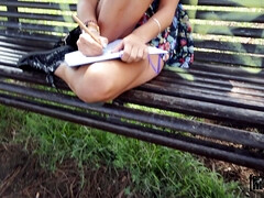 Leie, Arsch, Grosser schwanz, Blasen, Schwanz, Latina, Im freien, Pov