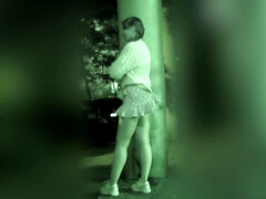 Grote kont, Bruinharig, Fetisj, Flashing, Hakken, Buiten, Russisch, Onder de rok