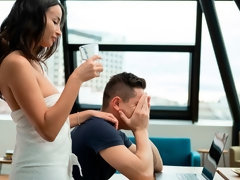 デカパイ, フェラチオ, 手コキする, キス, なめる, マッサージ, 自然山雀, ティーン