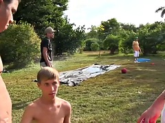 Hazed str8 twink fucked in skinny ass outdoors for frat
