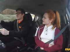 Cute learner eats instructors cum