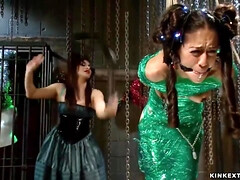 緊縛, デカ尻, デカパイ, ボンデージ, Hd, 淫乱熟女, ストッキング, ペニスバンド