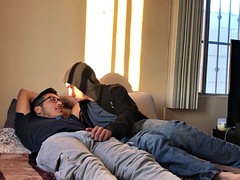 素人, アナル, デカチン, カップル, ゲイ, 手コキする, オナニー, メキシコ人