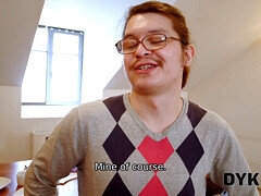 18, ズームショット, レズビアン, なめる, オマンコ, ロシア人, 三人, オッパイの