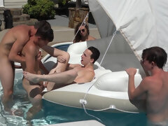 Labor Day orgy with guys who dream about anal