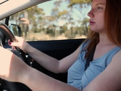 Domination, Fetisch, Klaffend, Masturbation, Rotschopf, Rasiert, Solo, Titten