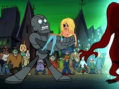 Blondine, Handjob, Hardcore, Lesbisch, Orgasmus, Rau, Titten, Uniform