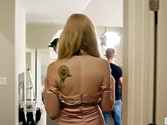 Schönheit, Blondine, Vollbusig, Fingern, Hd, Lesbisch, Lecken, Muschi