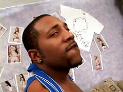 Black guy fucks a busty blonde MILF