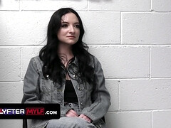 Mischievous Teen Caught Stealing Calls Her Religious Stepmom To Help Her Get Away - Handjob and reality sex