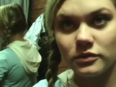 Blonde, Sucer une bite, Petit ami, Masturbation, Suçant