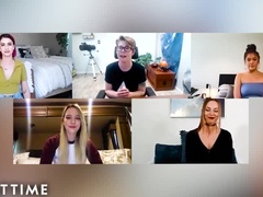 Teen Lesbian Cast Reunites for Hot Masturbation Session with Toys and Fingering