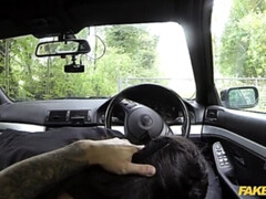 Amateur, Mamada, Coche, Corridas, Estilo perrito, Corridas faciales, Al aire libre, Pov