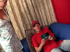 アナル, お尻, デカ尻, デカパイ, フェラチオ, チン, 熟年, 母