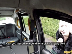 ブロンド, フェラチオ, 車, お金, フェラする