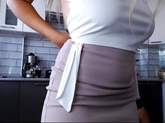 Enthousiasteling, Aziatisch, Lieveling, Grote mammen, Blond, Pijpbeurt, Huisgemaakt, Kut duiken