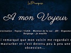 素人, 露出狂, フランス人, オナニー, ソフトコア